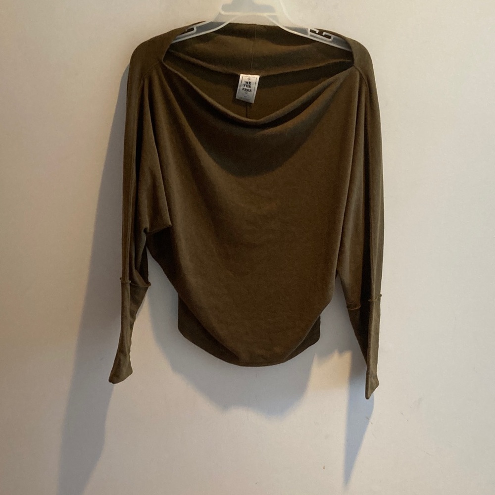 We The Free Olive Green Women's Jersey Top